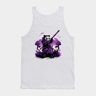 Samurai Panda Tank Top